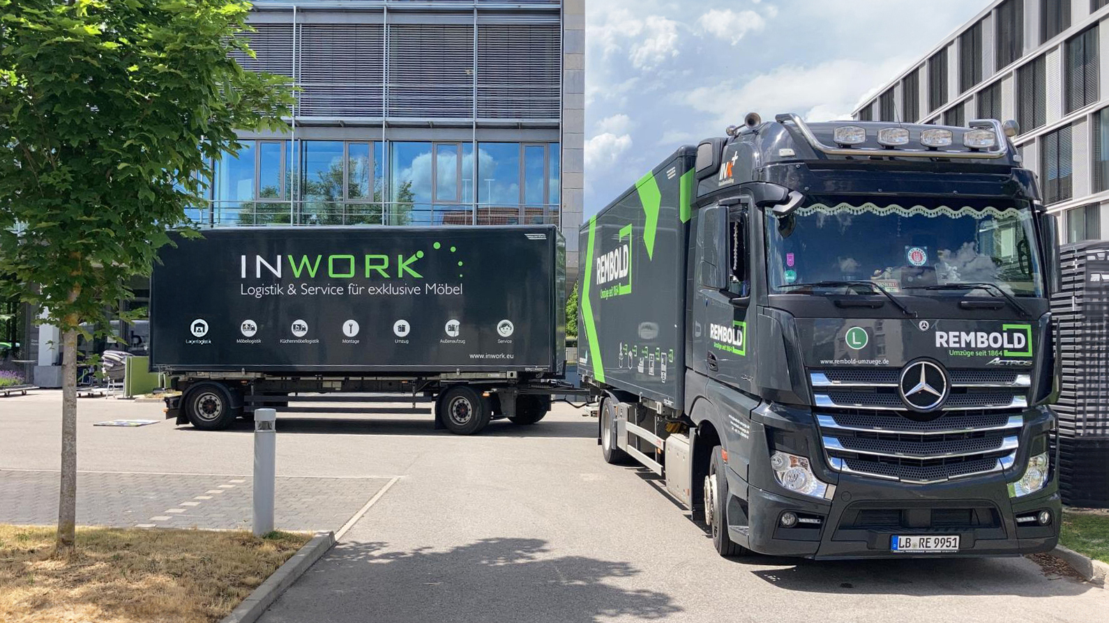 Rembold und Inwork LKW Gespann